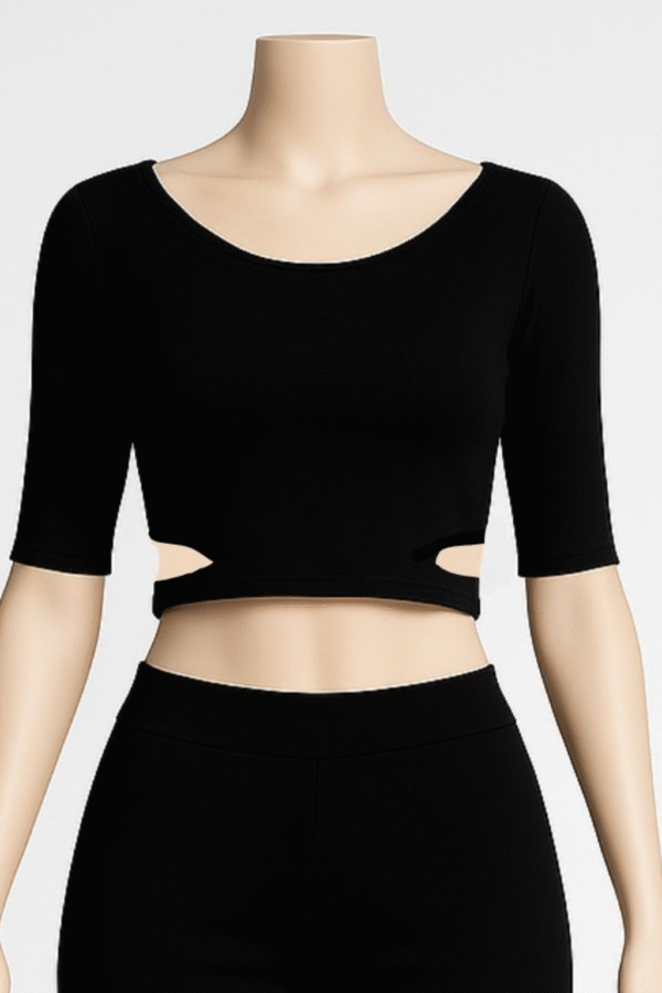 Cropped com Decote em Canoa 25 Peças