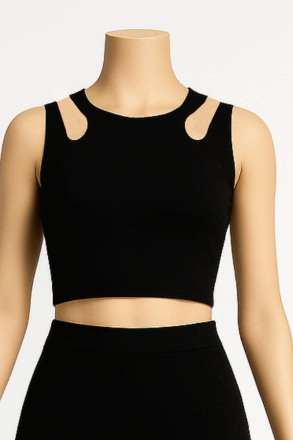Cropped com Detalhe Duplo 50 Peças